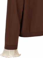Brown Virgin Wool Cardigan 4