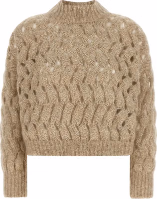 Beige Wool Cardigan