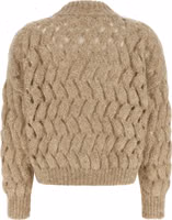 Beige Wool Cardigan 2