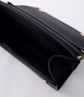 حقيبة يد نسائية سوداء صغيرة من البولي إيثيلين 5