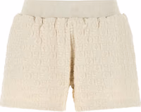 Beige Cotton Bermuda Shorts 1