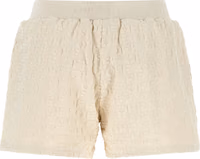 Beige Cotton Bermuda Shorts 2