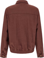 Bordeaux Virgin Wool Bomber 3