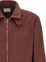 Bordeaux Virgin Wool Bomber 4