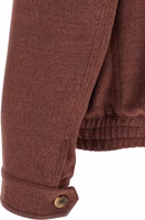 Bordeaux Virgin Wool Bomber 5