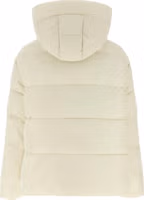 Beige Polyamide Full-Length Jacket 2
