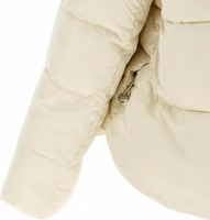 Beige Polyamide Full-Length Jacket 4