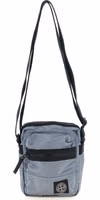 Gray Polyamide Crossbody Bag 3
