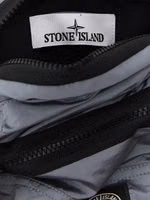 Gray Polyamide Crossbody Bag 5