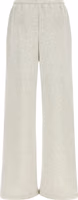 White Organic Cotton Casual Pants 2