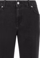 Black Cotton Flared Jeans 3