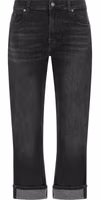 Black Cotton Relaxed Fit Jeans 1
