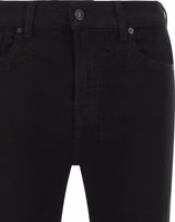 Black Cotton Bootcut Jeans 3