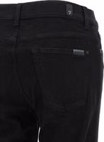 Black Cotton Bootcut Jeans 4