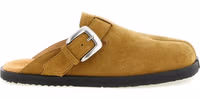 Brown Calfskin Mules 1