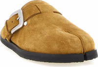 Brown Calfskin Mules 2