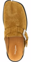 Brown Calfskin Mules 4