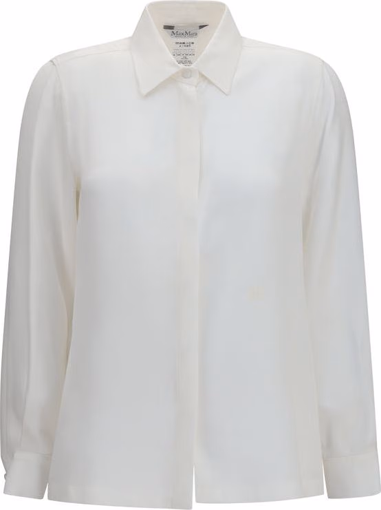 White Silk Dress Shirt