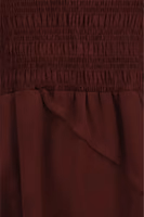 Bordeaux Acetate Casual Dress 3