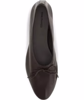 Brown Calf Leather Bos Taurus Ballet Flats 4