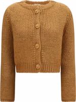 Brown Silk Cardigan 1