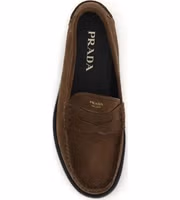 Brown Suede Leather Slip-On Loafers 4