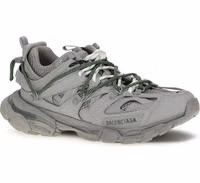 Gray Polyethylene Athletic Sneakers 2