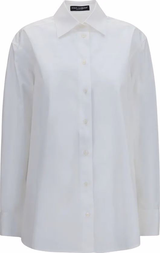 White Cotton Dress Shirt