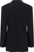 Black Viscose Blazer 2