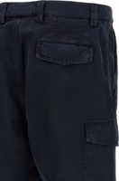 Blue Cotton Cargo Pants 4
