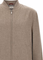Gray Cashmere Bomber 3