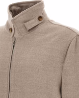 Beige Virgin Wool Bomber 5