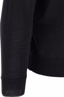 Black Virgin Wool Cardigan 4