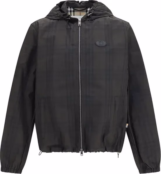 Brown Cotton Shell Jacket