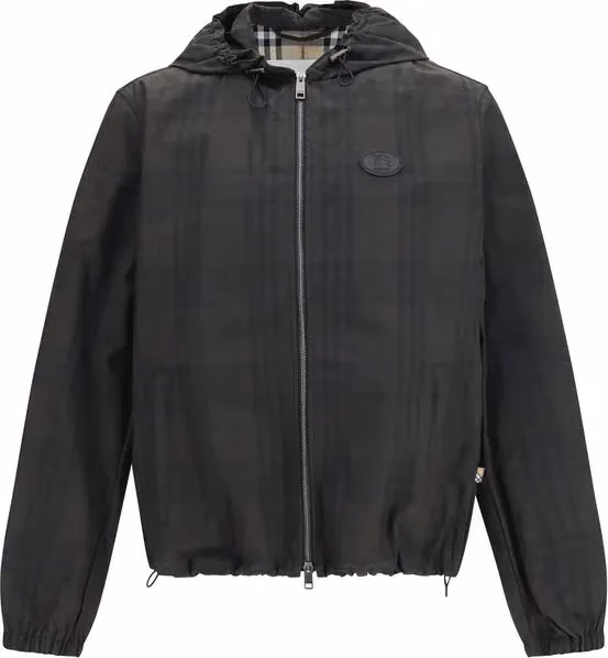 Brown Cotton Shell Jacket