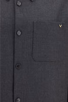Gray Polyester Full-Length Jacket 3