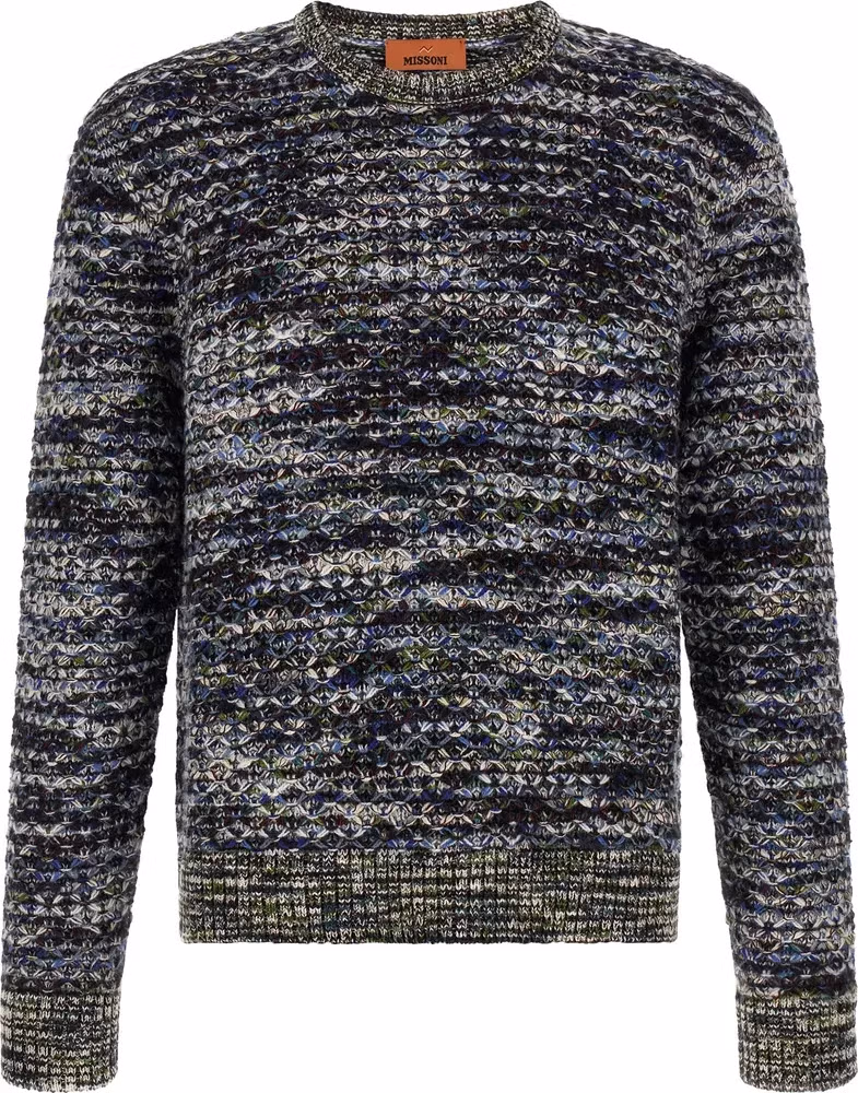 Multicolor Wool Cardigan