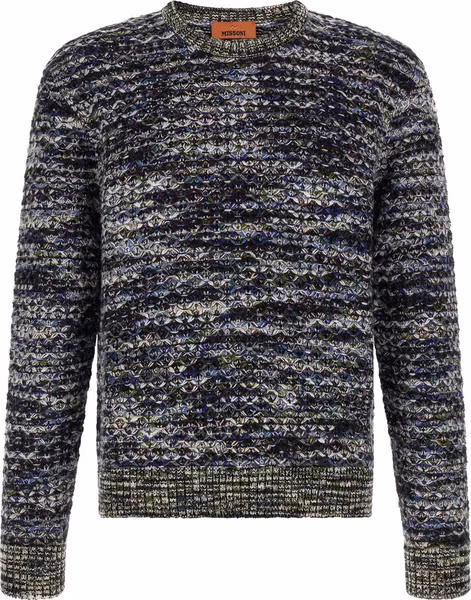 Multicolor Wool Cardigan