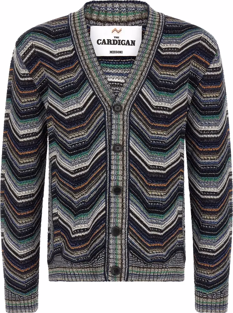 Multicolor Wool Cardigan