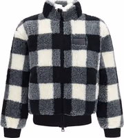 Gray Polyester Full-Length Jacket 1