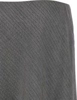 Gray Viscose Mini Skirt 4