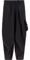 Black Polyamide Cargo Pants 1