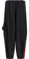 Black Polyamide Cargo Pants 2