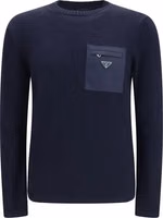 Blue Wool Oves Aries Sweatshirt 1
