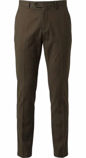 Green Cotton Men Pant