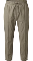 Green Cotton Blend Men's Pants 1