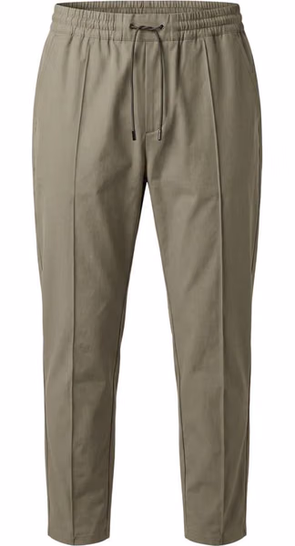 Green Cotton Blend Men's Pants
