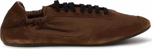 Brown Rubber Athletic Sneakers