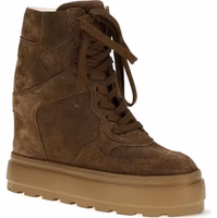 Brown Rubber Platform Sneakers 2