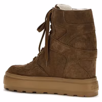 Brown Rubber Platform Sneakers 3